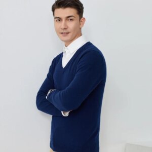 Men Woolen Sweater Design , Mens Cashmere Sweater Fashion Men’S Knitted Sweater