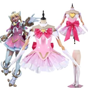 Juno Cosplay Game Costume Wig Anime Magical Girl Clothing