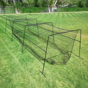 Sports 40 Foot Competitive Baseball and Softball Batting Cage, Collapsible Frame
