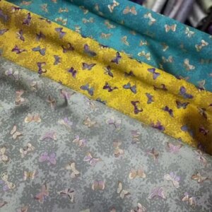 Non-Heritage Silk Brocade Fabric Meng Die Chinese Style Coat Top Cheongsam Dress Jacquard