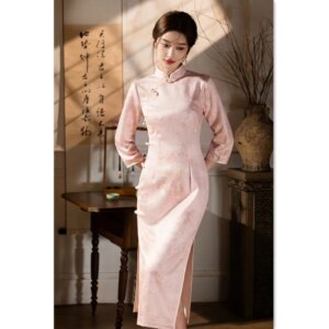 National Fashion New Cheongsam Qi Pao Autumn Young Improved Retro