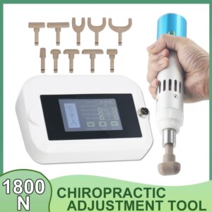 1800N Electric Chiropractic Ajusting Tools for Physical Therapy Pain Relief Lumbar Spine Correction Correction Gun Massage Relax