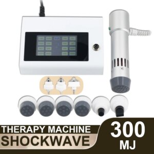 300MJ Shockwave Therapy Machine With 10 Massage Heads Relief Limbs Pain ED Treatment Shock Wave Household Massage Equipment