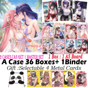New A5 Size Card ” Twin Dreams ” Hobby Spicy Board Genshin Collection Doujin Hutao Ganyu Rare Card Toy Gift