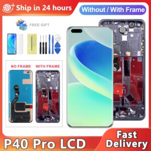 OLED p40 pro Screen For Huawei P40 pro ELS-NX9 ELS-N04 LCD Display Touch Screen Digitizer Assembly Replacement P40 pro Display