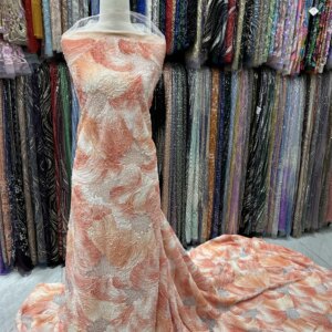 African Sequins Lace Fabric 2025 High Quality Tulle Lace French Nigerian Net Beaded Lace Fabric For Sewing Wedding Dress Sewing