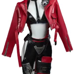 CosAn Game NIKKE Little Red Riding Hood Cosplay Costume Red Gorgeous Combat Uniform Party Role Play Clothing Women Girl