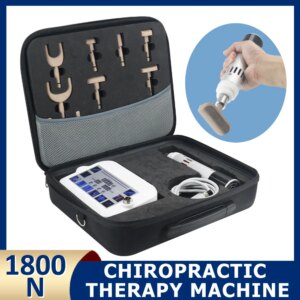 Professional Electric Chiropractic Adjusting Tools 10 Massage Heads Relief Pain 1800N Electric Chiropractic Correction Gun