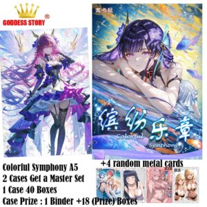 Colorful Symphony A5 Color Ppaer A5 Board Goddess Story Collection Anime Game Girl Party Swimsuit Party Doujin Toys Hobby Gift