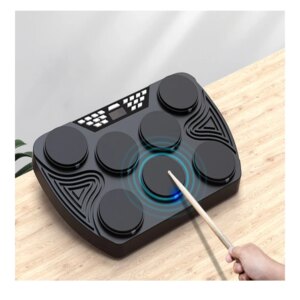 Portable Folding Hand Roll Electronic Drum Stand Jazz Drum Professional Edition Beginner Home Power Strike Electric Drum