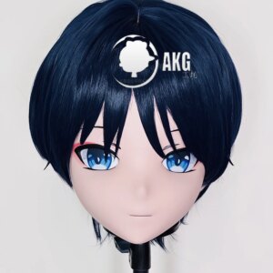 (AL109)Customize Character Crossdressing Female/Girl Resin Full/Half Head With Lock Anime Cosplay Japanese Animego Kigurumi Mask