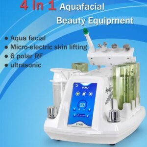 High Quality 4 In 1 Aqua facial Spa Skin Care Machine Hydra Beauty Oxygen Aqua Facial Whitening Cleaning Machine