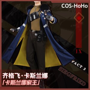 COS-HoHo Honkai Impact 3rd Siegfried Kaslana Game Suit Gorgeous Handsome Cosplay Costume Halloween Party Role Play Outfit S-4XL