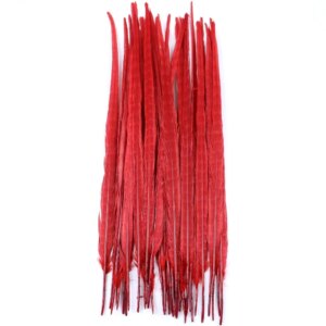 100PCS Red Ringneck Pheasant Tail Feathers 35-60CM Long Natural Feather for DIY Carnival Crafts Decoration Plumes Wholesale