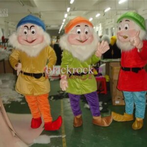 New Adult Hot Sale Foam 3pcs lot Dolls Cartoon Mascot Costume Plush Christmas Fancy Dress Halloween Mascot Costume