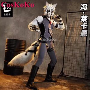 CosKoKo Von Lycaon Cosplay Game Zenless Zone Zero Costume Fashion Battle Uniforms Full Set Halloween Party Role Play Clothing