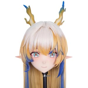 Customize Full Head Resin BJD Cartoon Cosplay Mask Japanese Character Anime Role Play Crossdress Kigurumi Masks