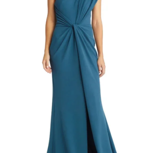 Vintage ONE-Shoulder Green Prom Dresses Satin Mermaid Women Ruched Sleeveless Evening Gowns Occasion Formal Party Drescustomized