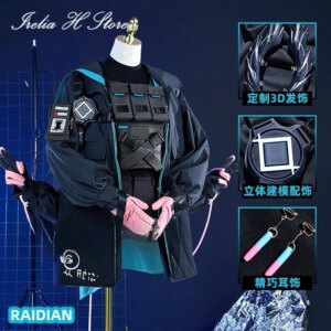 Irelia H Arknights Raidian Cosplay Costume Game Raidian Unifrom Suit Halloween Costumes Female