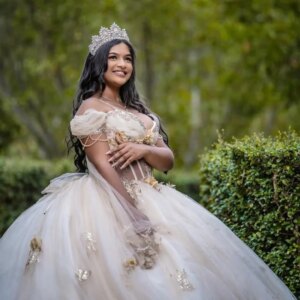 Customized white Quinceanera Dress Off Shoulder sequin applique crystal 3D flower layering vestidos de 15 Quinceanera