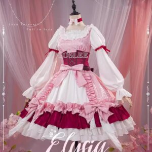 COSLEE Elysia Cosplay Costume Honkai Impact 3 Flower Festival Sweet Lovely Lolita Dress Uniform Game Suit Halloween Party Outfit