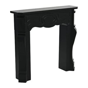 Victorian Fireplace Mantel Black