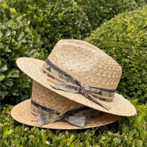 Summer grass top hat men and women wide fashion shade face small printed twine