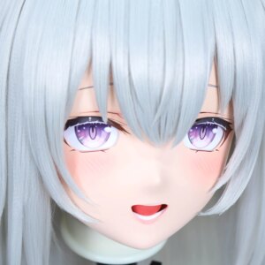 Customize Character Female/Girl Resin Kig Full Head With Lock Anime Cosplay Japanese Anime Kigurumi Mask