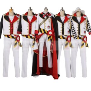 Big Size Made Twisted-Wonderland HEARTSLABYUL Riddle Cater Ace Trey Deuce Cosplay Costume Uniform Halloween Suits Anime Outfits