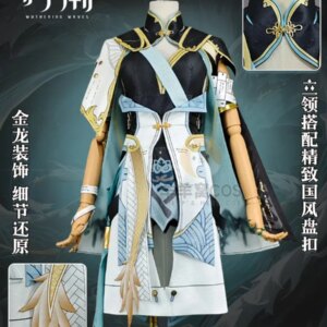 Wuthering Waves Jinhsi Cosplay Costume Cos Game Anime Party Uniform Hallowen Play Role Clothes Clothing