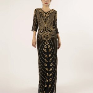 Luxury Evening Dress For Women Dubai Saudi Party Prom Custom Mermaid Gown Sequin Beading Unique Dresses R25