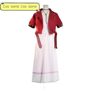 Aerith Gainsborough Cosplay Game FFVII Cosplay DokiDoki-R Women Final Fantasy VII Cosplay Aerith Gainsborough Halloween