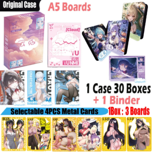 New Cloud Card A5 Size Goddess Board ” YUN MI ” Waifu Collection Card Hobby Genshin CCG Card Shenhe Doujin Toys Board Gifts