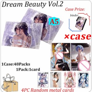 New Dream Beauty Vol.2 A5 Size Waifu Collection Cards Bikini Swimsuit Design for ACG CCG TCG Fans Gift