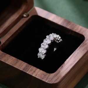 Provence  Platinum Ring PT950 DEF/VS Oval Lab Grown Diamonds Rings for Women Engagement Rings Classic Finger Personalized Custom