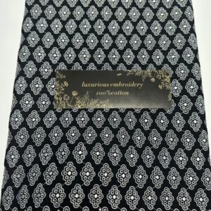 Black Swiss Lace Fabric High Quality 2024 Latest Swiss Voile Lace In Switzerland Cotton 100 Laces For Men Women Clothing A351-1