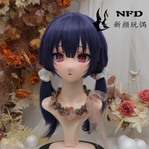 Kigurumi Dino Rinshi Kigurumi mask full headband lock cosplay headshell props costume anime game