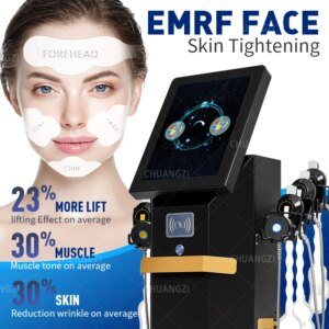 PE Face EMS Anti Wrinkle Device Electromagnetic Muscle Sculpting Skin Tightening Face Lift Beauty Machine