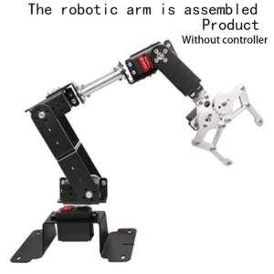 Assembled 6 DOF Robot Arm with MG996 Open Source Code and Tutorial For ESP32 for Arduino Programmable Robotic Arm Starter Kit