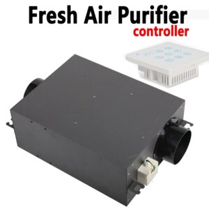 220V 40W Fresh Air Purifier Unidirectional Flow Fresh Air Fan, Negative Pressure Tent Disinfection Fresh Air Fan K300