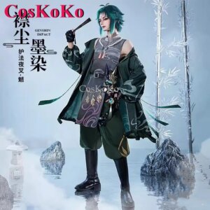 CosKoKo Xiao Cosplay Game Genshin Impact Costume Ancient Style Handsome Fashion Uniforms Halloween Party Role Play Clothing New