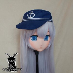(RB106)Handmade Female/Girl Resin Japanese Cartoon Character Anime Cosplay Kigurumi Mask Crossdress Transgender Doll Mask