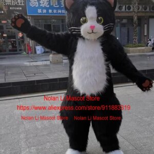 Top Adult Cute Cat Mascot Costume Husky Dog Fox Wolf Role Playing Cartoon Set Advertisement Game Carnival Festival Gift 1356