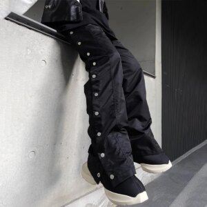 NIGO Straight Leg Pants Waist Workwear Trousers High Street Casual Pants FHDX #NGTOP11298
