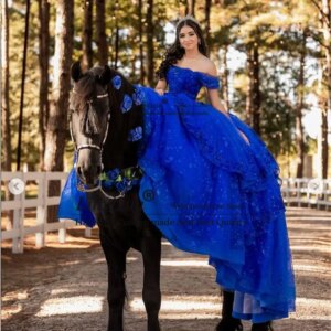 Sparkly Ball Gown Sequin Quinceanera Dress Lace Appliques Beading Mexican Sweet 16 Gown Customized Birthday Vestidos De 15 Años