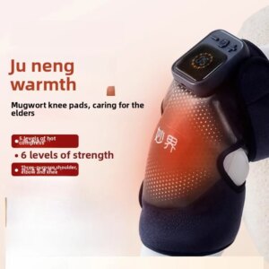 F2 knee massager men and women joint hot compress wormwood knee pad old cold leg warm heating knee hot compress instrument