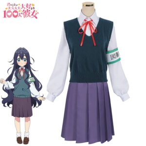 I really like your 100 girlfriends’ cos clothes. Do a good job in Ben Jing’s jk uniform. Full set of anime cos clothes