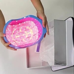 650nm 80-LED Hair Growth Helmet: Clinically Proven Red Light Therapy to Stimulate Follicles & Reverse Thinning Hair
