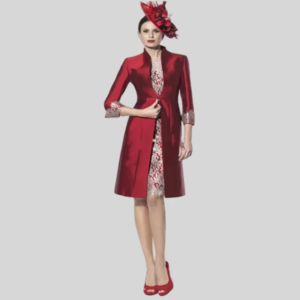 Customized Mother Of The Bride Dresses Sheath Lace With Jacket Knee Length Plus Size Groom Short Mother Dresses For Wedding