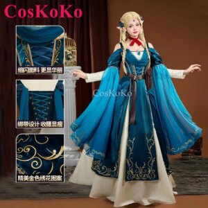 CosKoKo Marcille Donato Cosplay Anime Delicious In Dungeon Costume Sweet Elegant Formal Dress Halloween Party Role Play Clothing